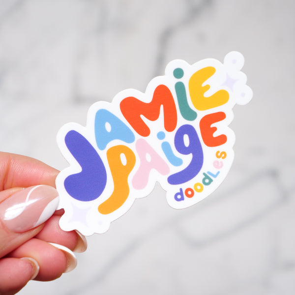 Jamie Paige Doodles Single Sticker
