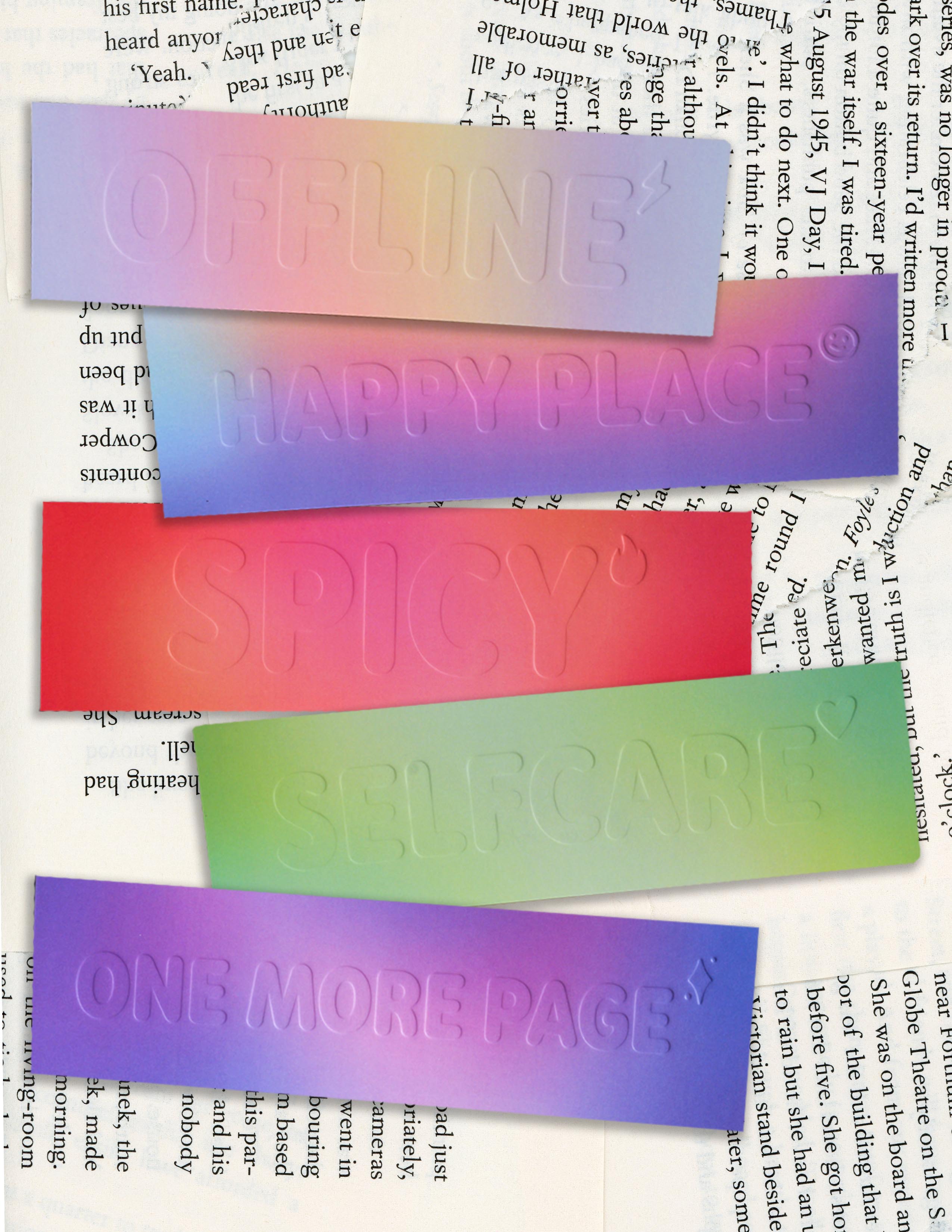 Letterpress Bookmark Bundle