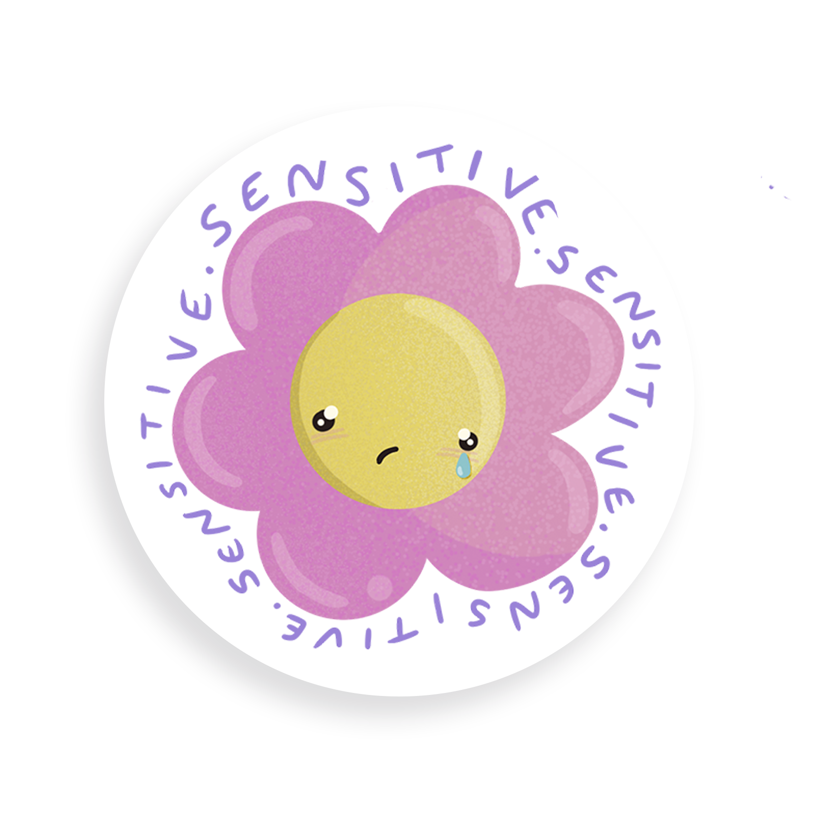 Sensitive Flower Single Sticker