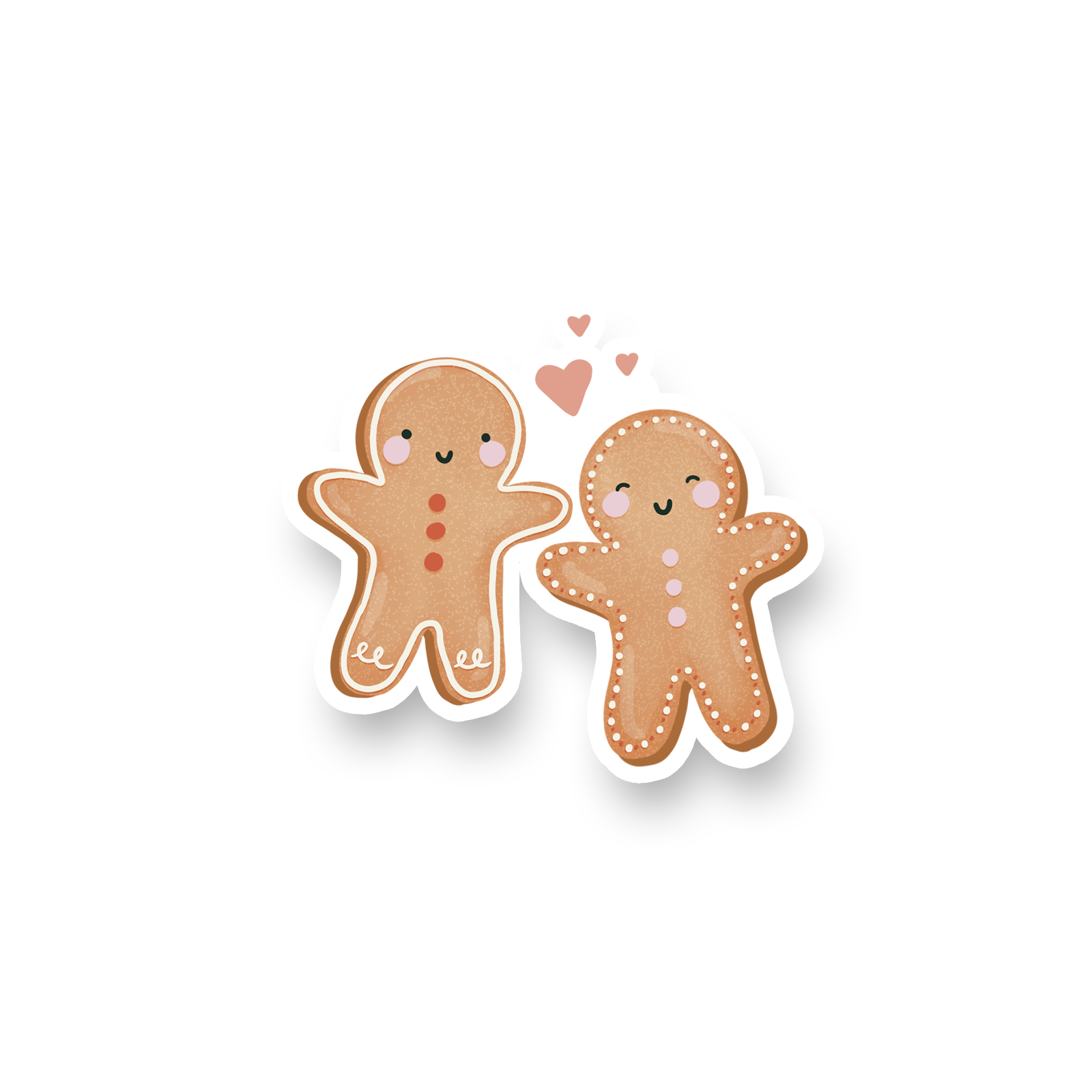 Gingerbread Buddies Single Sticker