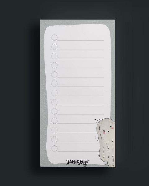 Peek-A-Boo Ghost To-Do List Doodlepad