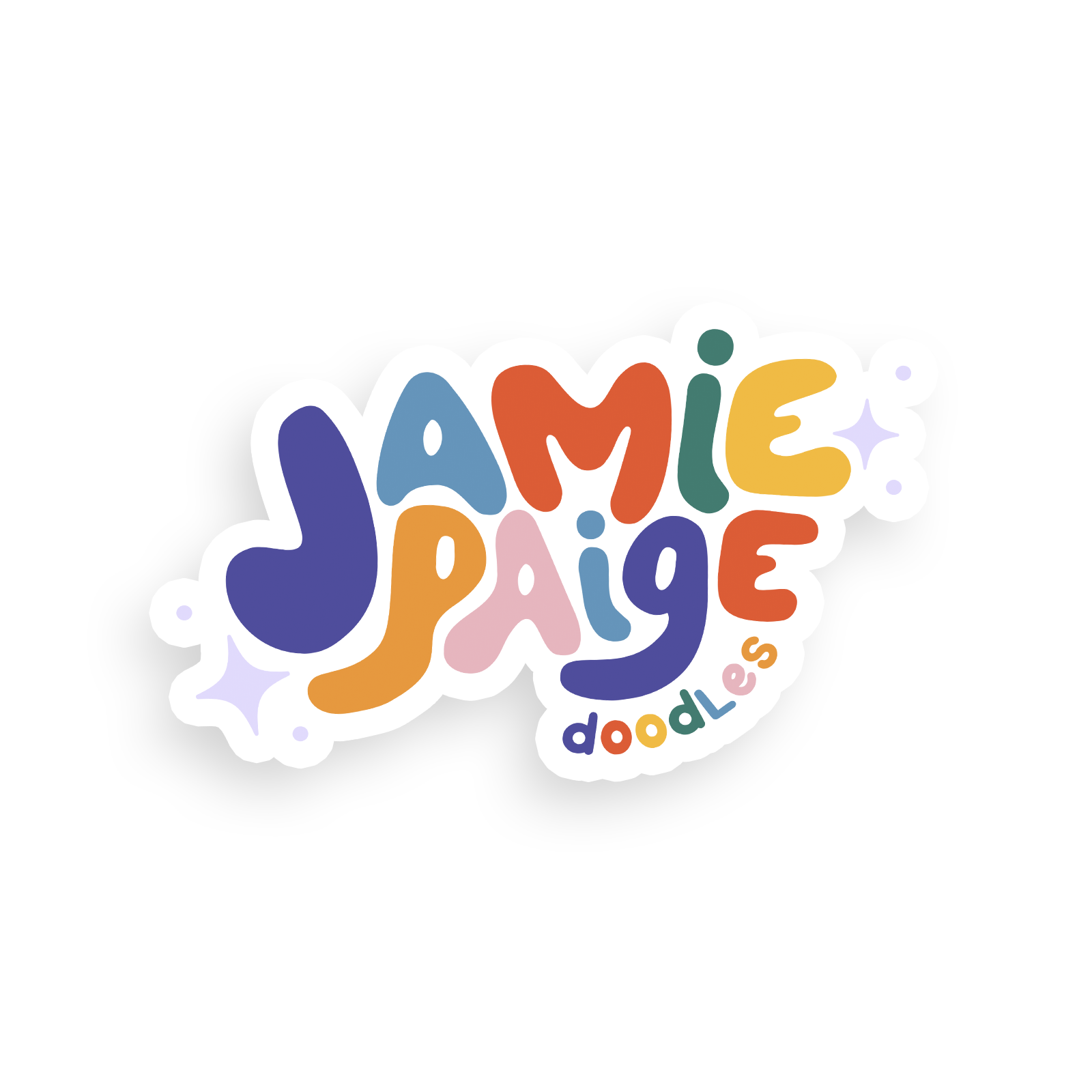 Jamie Paige Doodles Single Sticker