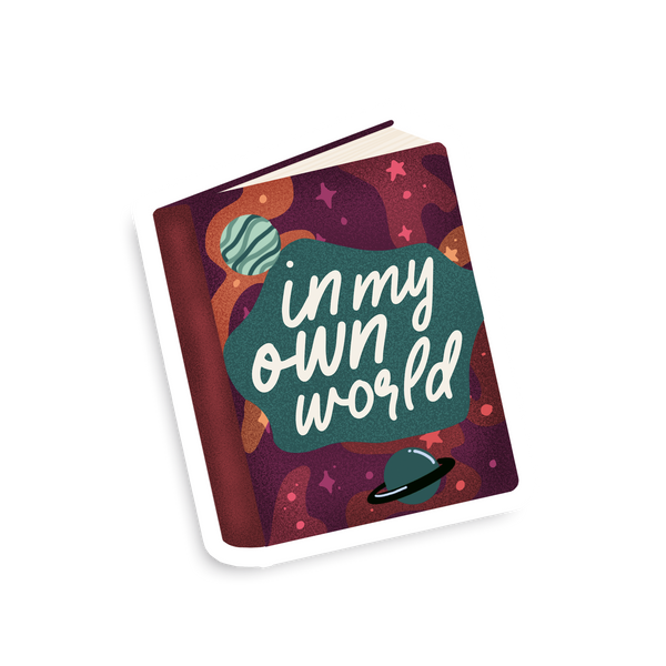 In My Own World Book Single Sticker
