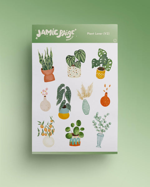 Plant Lover Vol. 2 Sticker Sheet