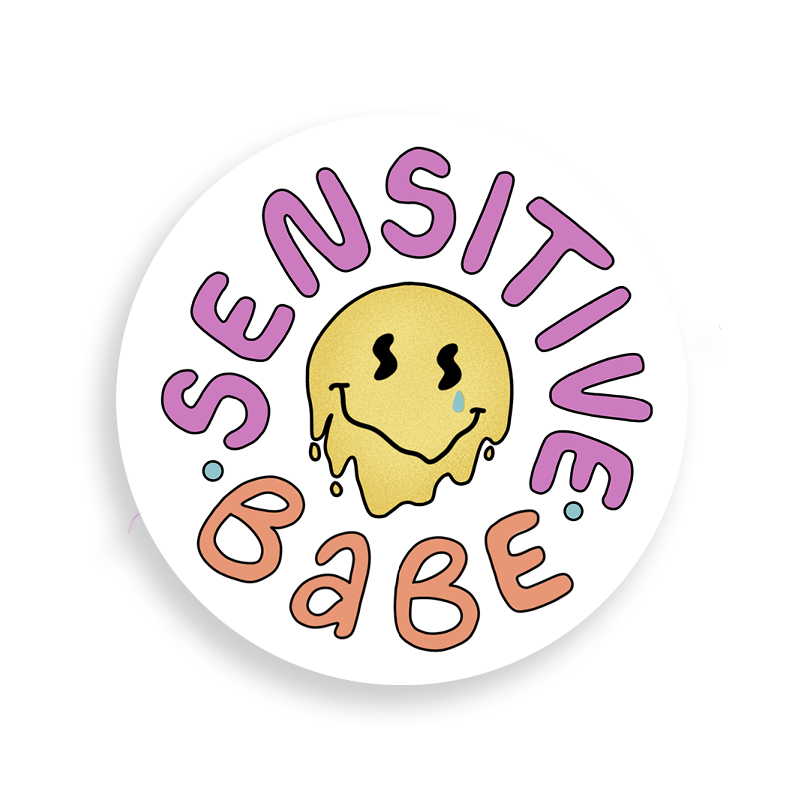 Sensitive Babe Single Sticker