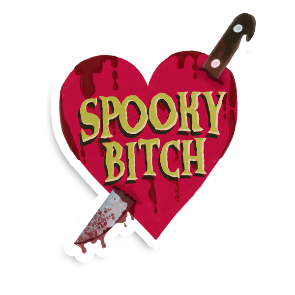 Spooky Bitch Single Sticker