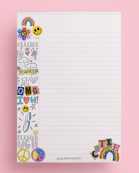 Y2K Notebook Doodlepad